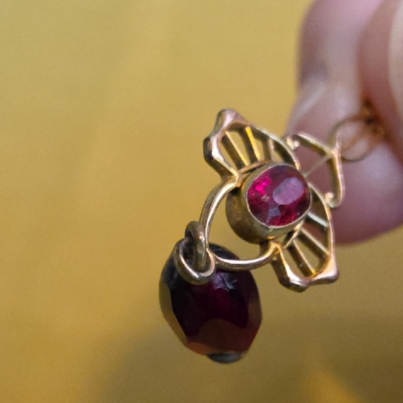 Source Unknown Jewelry - Antique Art Nouveau Lavalier Style Pendant, Likely From the Early 1900s
